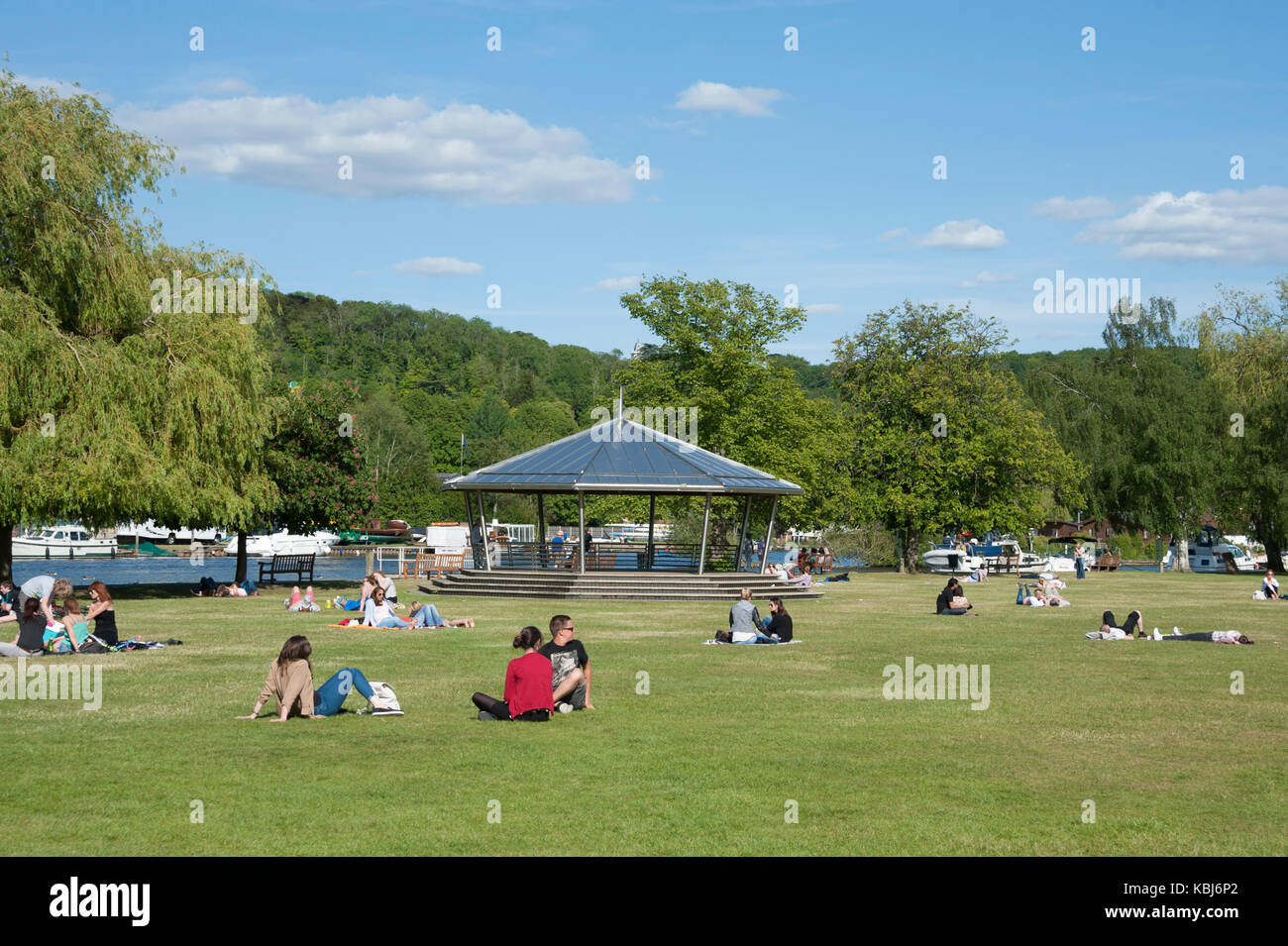 Mill Creek, Henley-on-Thames, Oxfordshire, Großbritannien Stockfoto