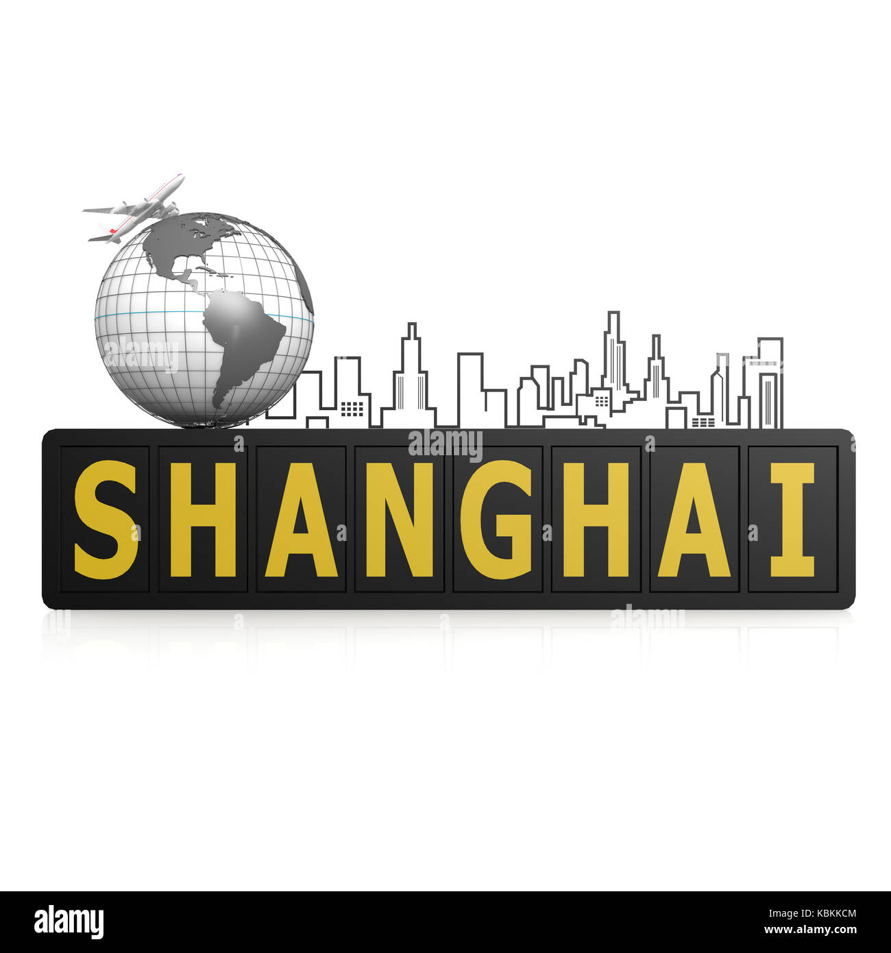 Shanghai Stadt Stockfoto