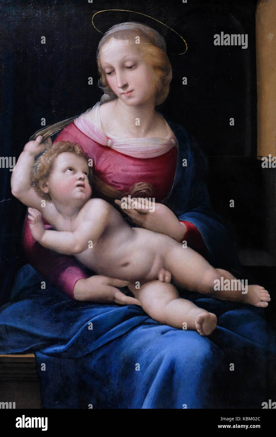 Der Bridgewater Madonna - Raphael (Raffaello Sanzio), ca. 1508 Stockfoto