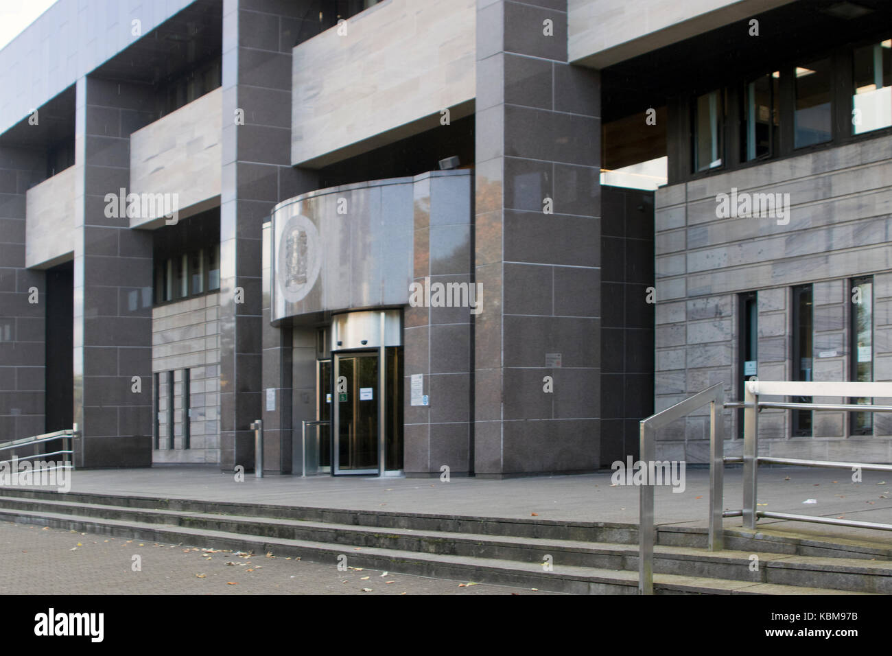 Glasgow Sheriff Court und Gerechtigkeit des Friedens, Carlton Hotel, Glasgow, Schottland Stockfoto