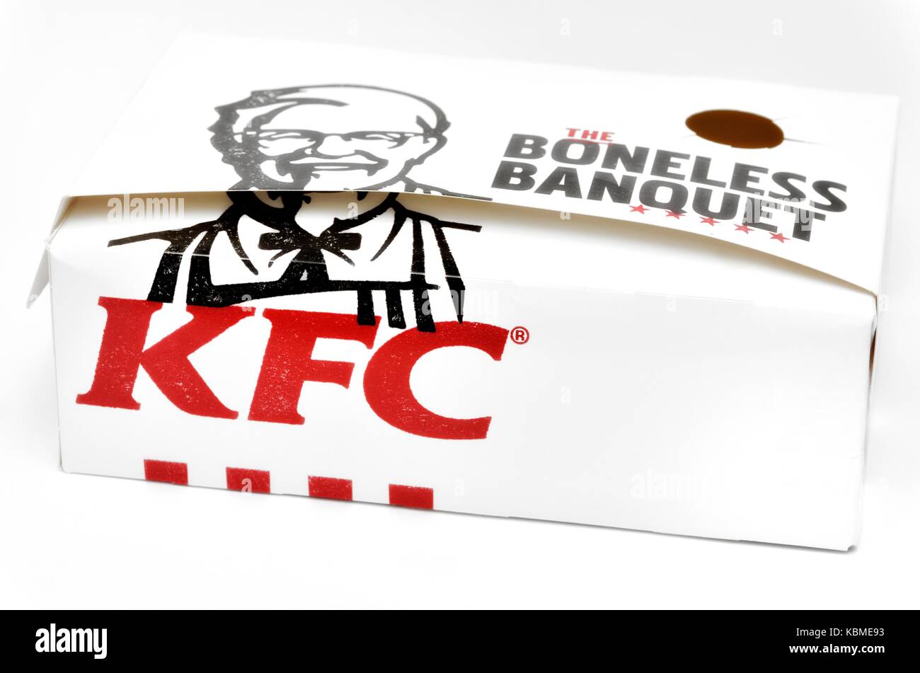 KFC ohne Knochen und Veranstaltungsräume, Stockfoto