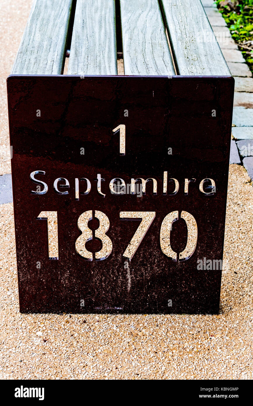 Bazeilles, La Maison de La Dernière Cartouche; Haus der letzten Patrone 229,00; Haus der letzten Patrone Stockfoto