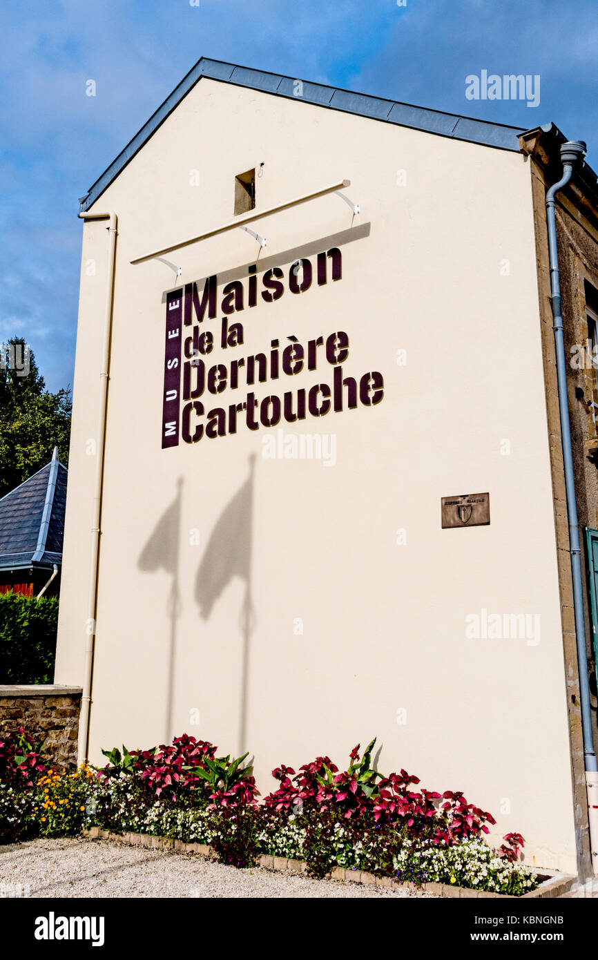 Bazeilles, La Maison de La Dernière Cartouche; Haus der letzten Patrone 229,00; Haus der letzten Patrone Stockfoto