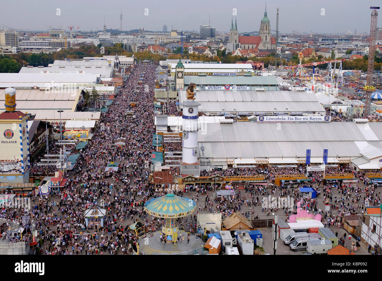 Oktoberfest 2017 in München, Deutschland Stockfoto