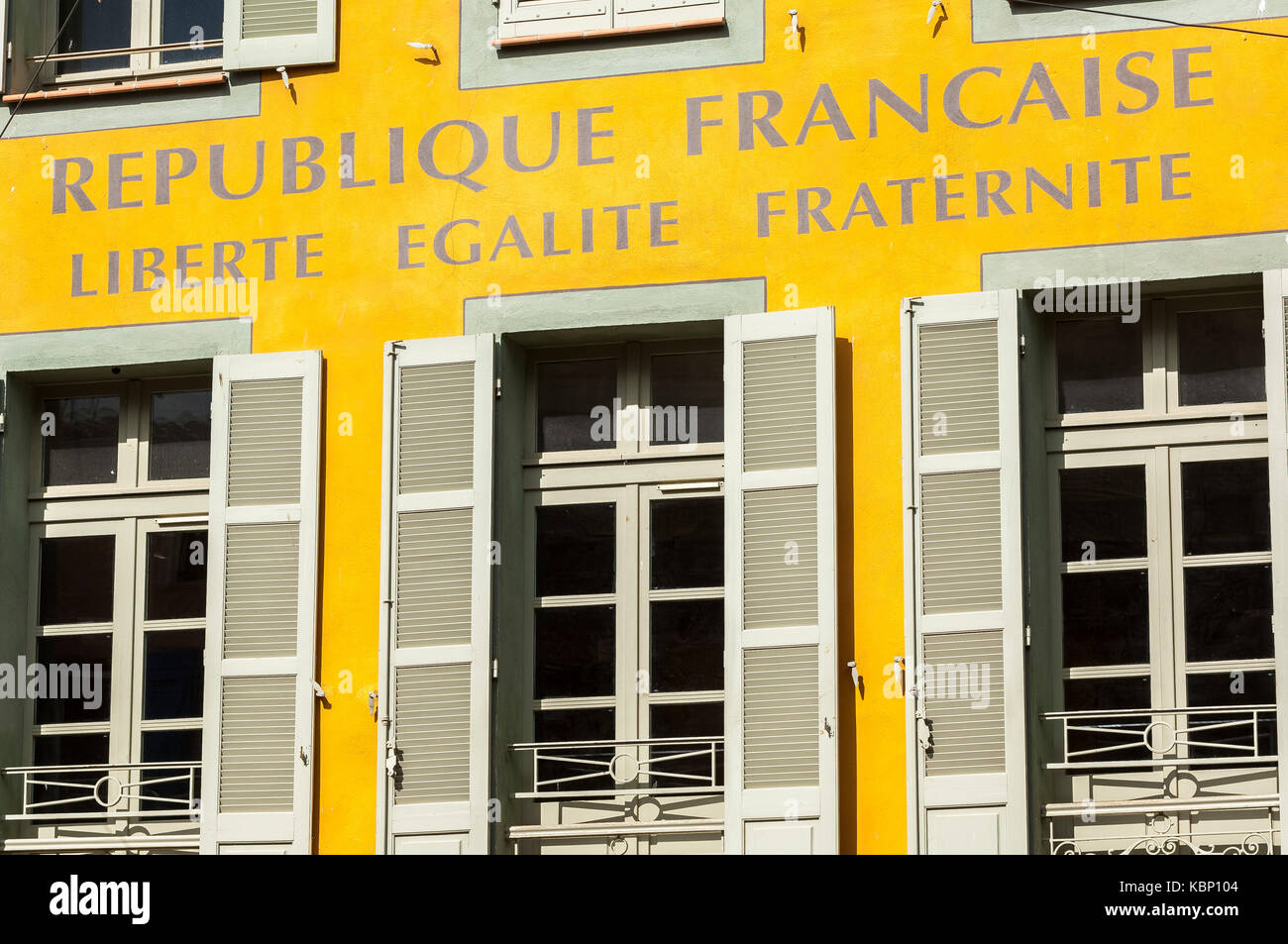 Mairie de Correns Var Provence Verte Frankreich 83 Stockfoto