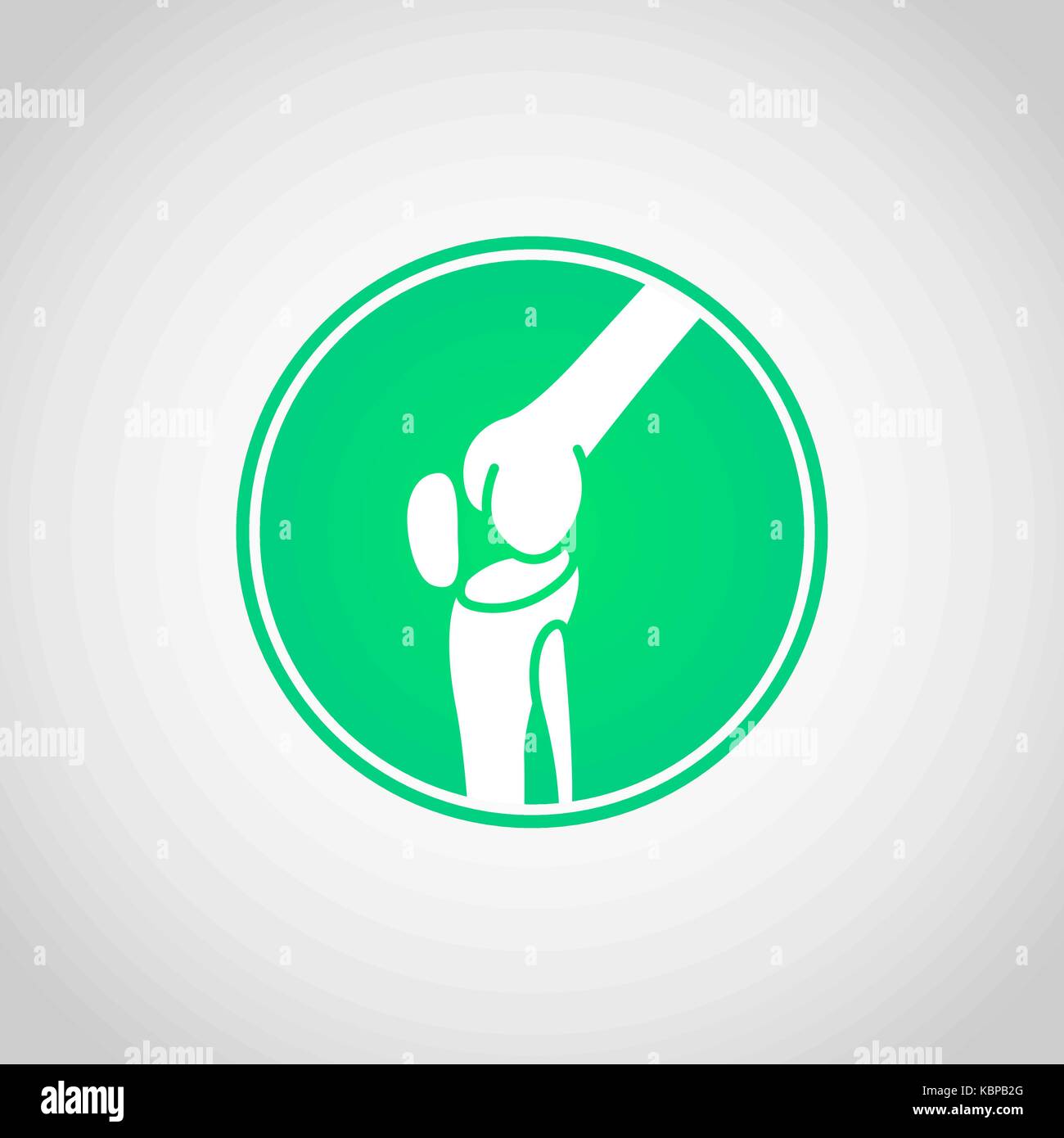 Knochen und Gelenke Gesundheit Vektor icon Abbildung Stock Vektor