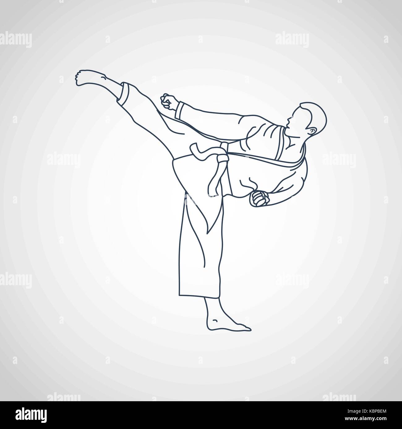 Martial Arts Vektor logo Symbol Abbildung Alamy