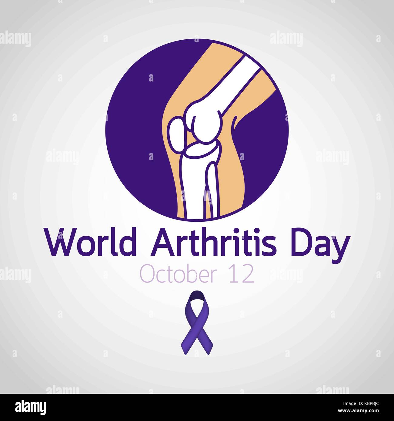 Weltarthritis-tag Vektor icon Abbildung Stock Vektor