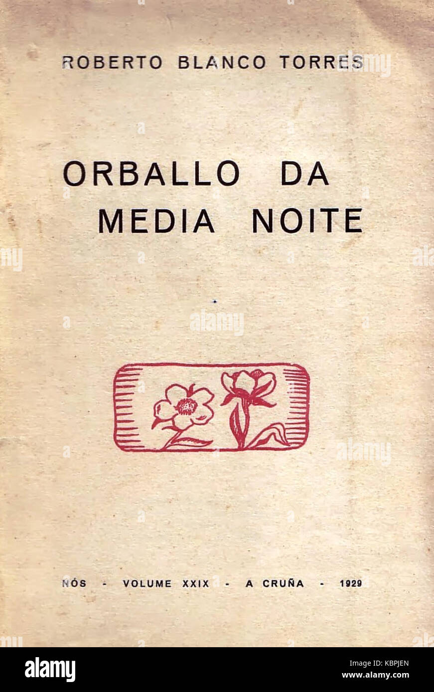 Medien orballo Da Noite 1929 Roberto Blanco Torres Stockfoto