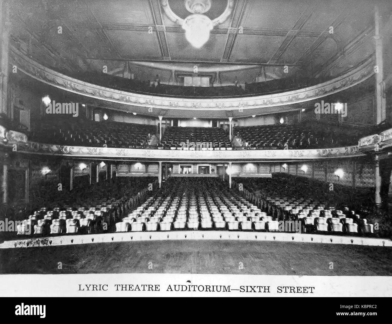 1921 Lyrik Theater Auditorium Allentown PA Stockfoto