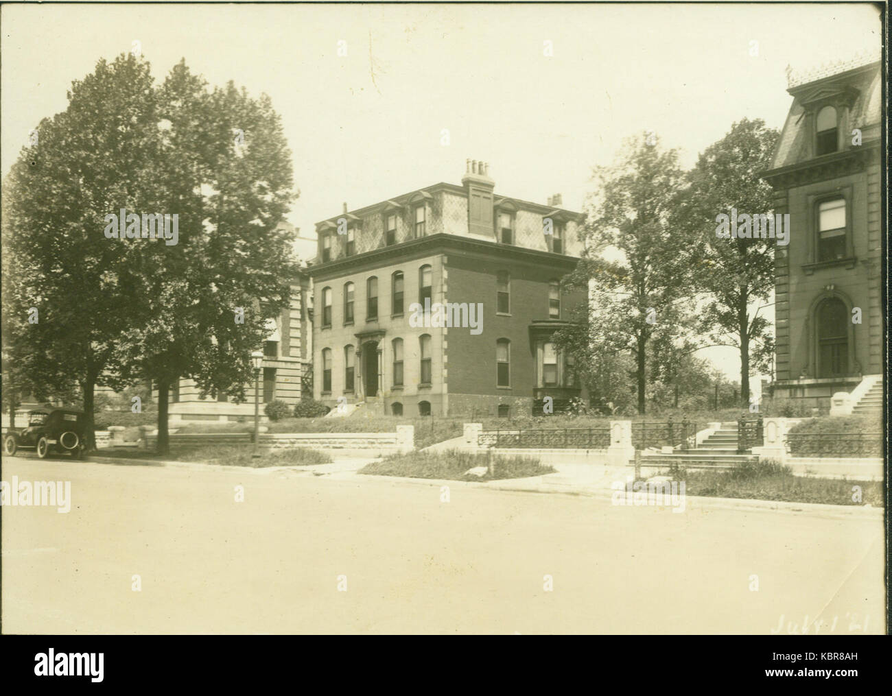 3631 Lindell Boulevard, 1. Juli 1921 Stockfoto