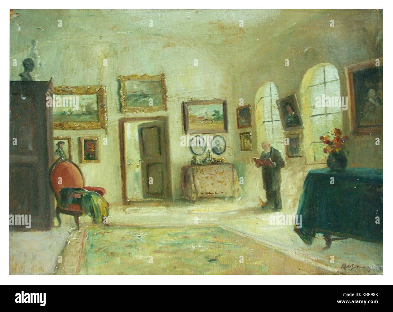 Alexandru Satmary innere boieresc Stockfoto