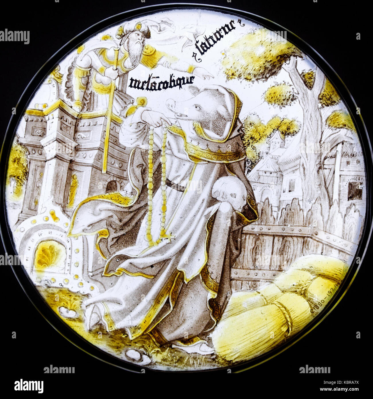 Zeit bannung Melancholie VandA 1380 1924 C. Stockfoto