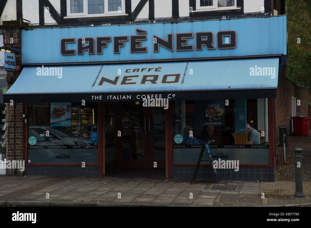 West Wickham, Großbritannien. 1. Okt 2017. Internationaler Tag des Kaffees Credit: Keith Larby/Alamy leben Nachrichten Stockfoto