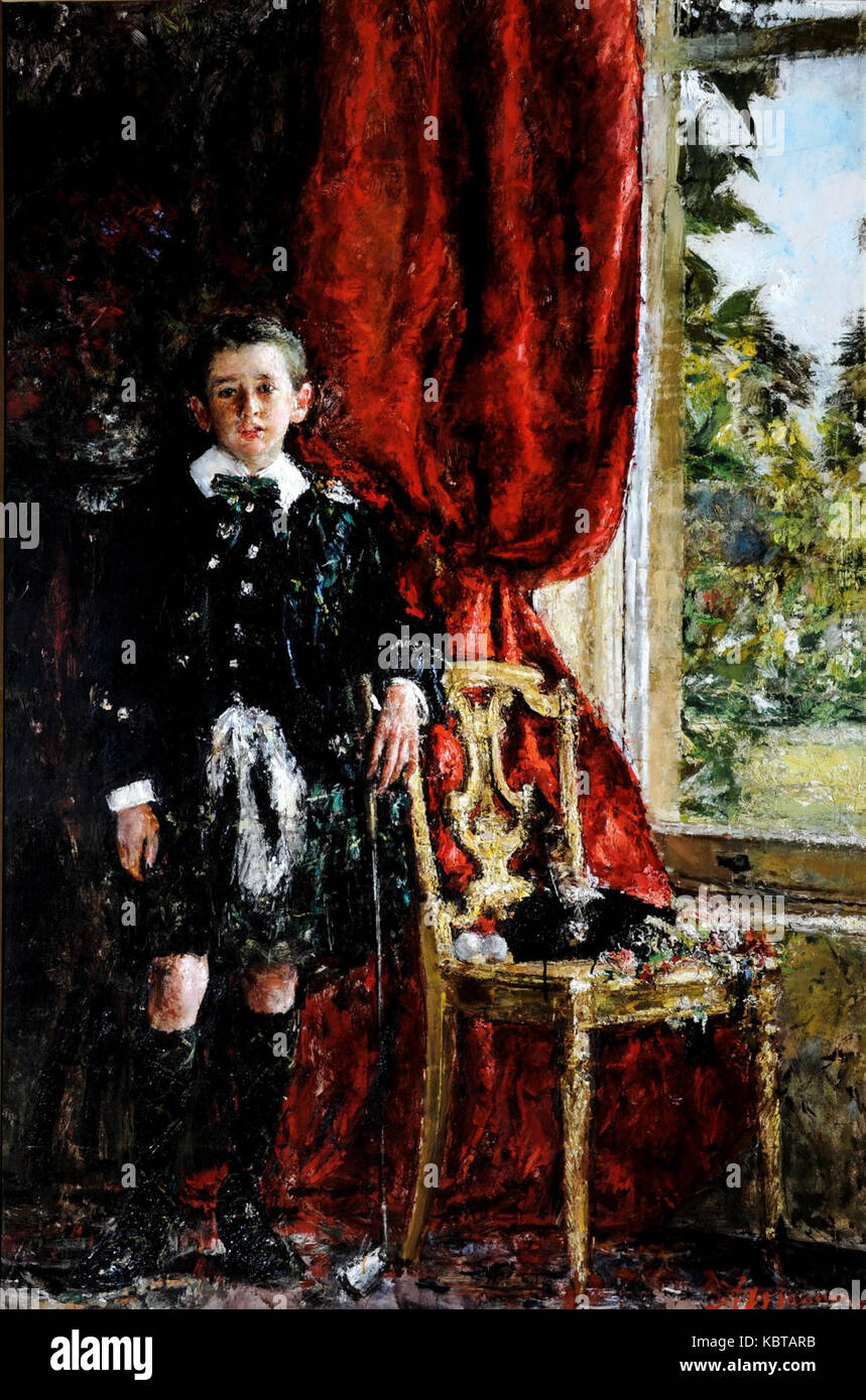 Antonio Mancini Il Giovane golfista Stockfoto