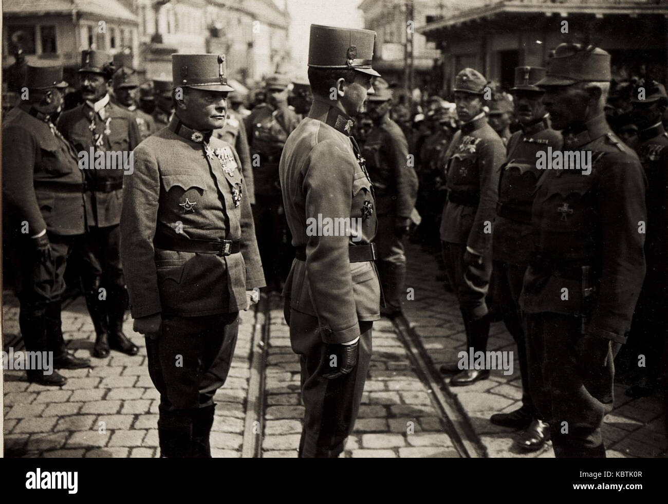 Kaiser Karl I. besucht Czernowitz am 6. August 1917 (BildID) 15566816 Stockfoto