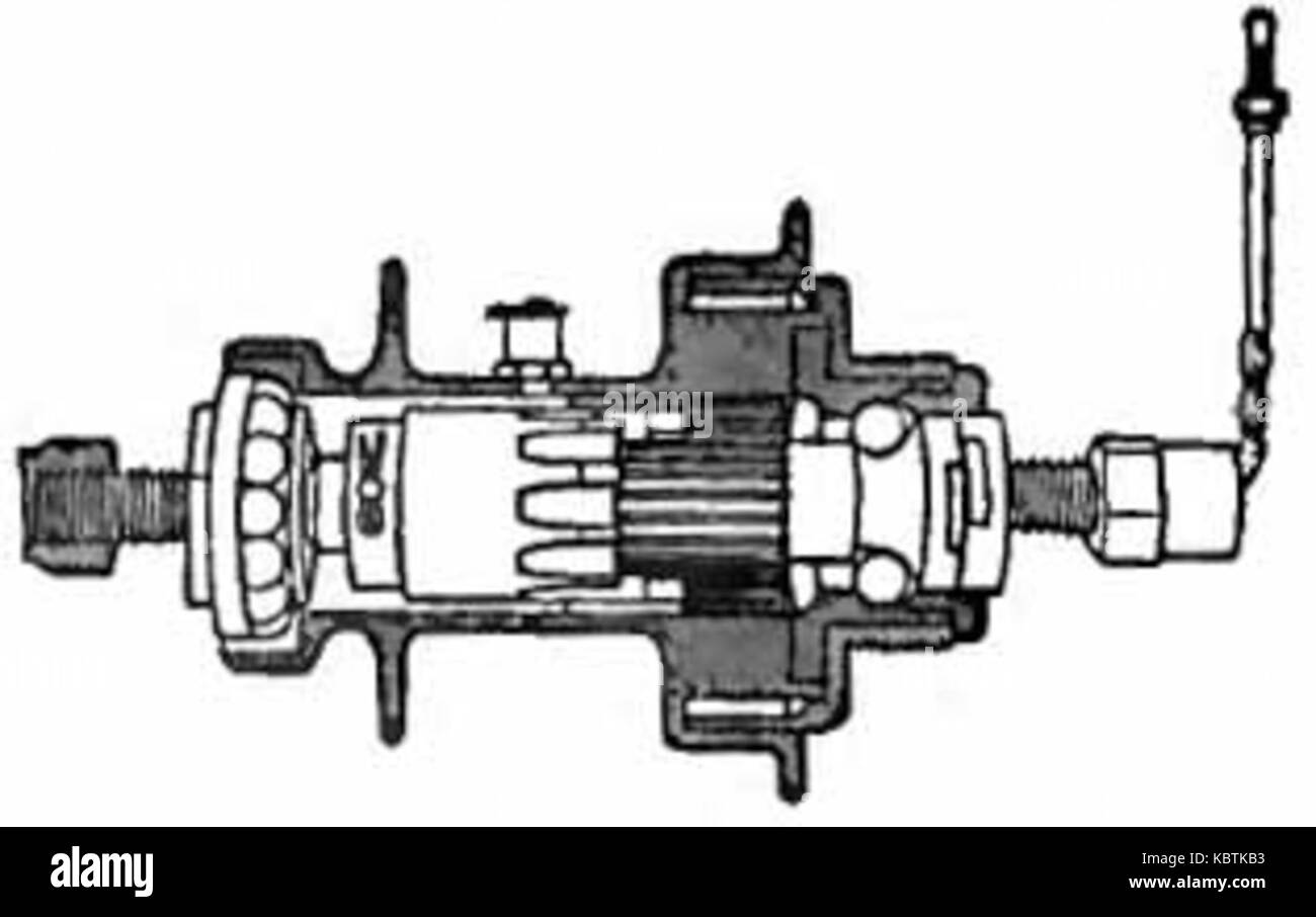 Britannica Fahrrad Hub den Antrieb mit zwei Drehzahlen Stockfoto