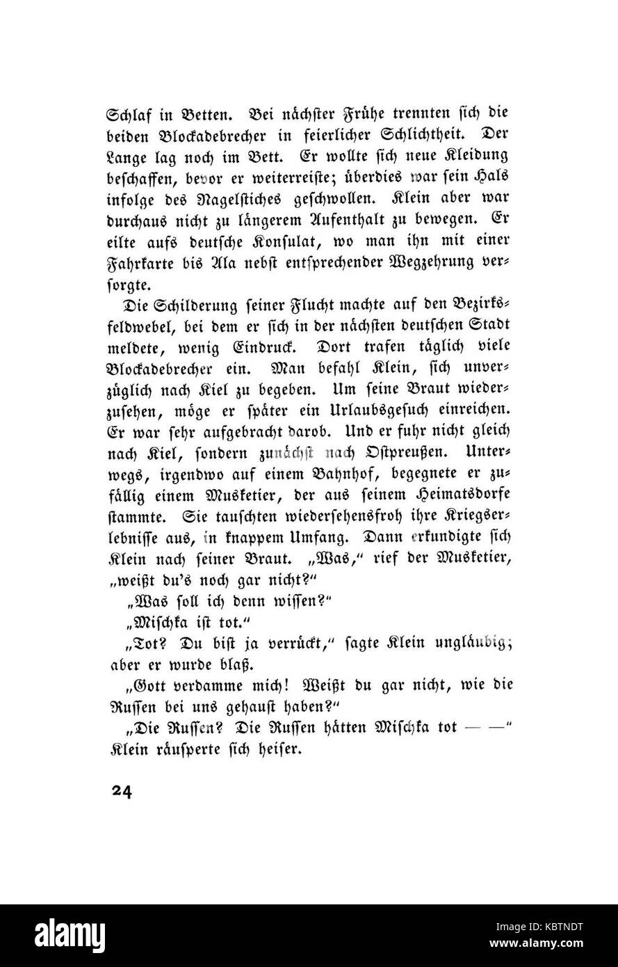 Woge (Ringelnatz) 024 Sterben Stockfoto