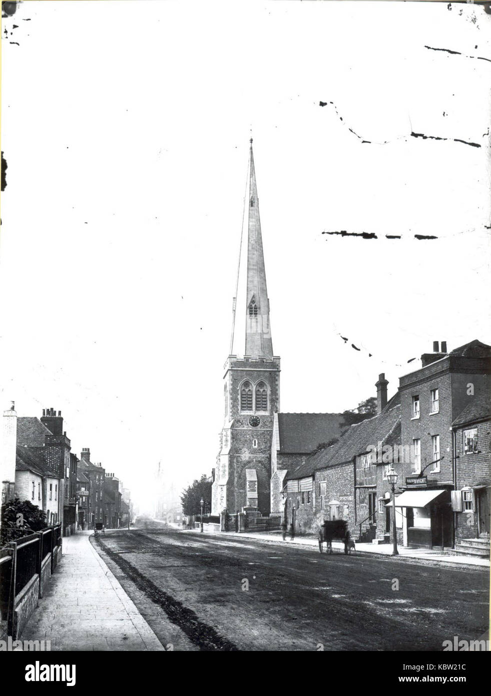 Southampton Road, Reading, C. 1875 Stockfoto