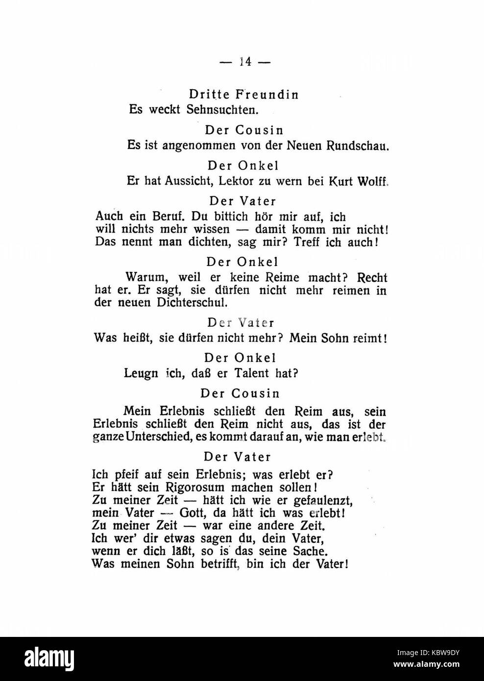 Auf dieser Seite aus dem historischen literarischen Werk „de Literatur“ von Kraus werden Schlüsselausschnitte und Ideen aus der 16. Auflage vorgestellt. Es dient als wichtige Ressource in der Literaturwissenschaft und bietet Einblicke in die historische Literatur. Stockfoto
