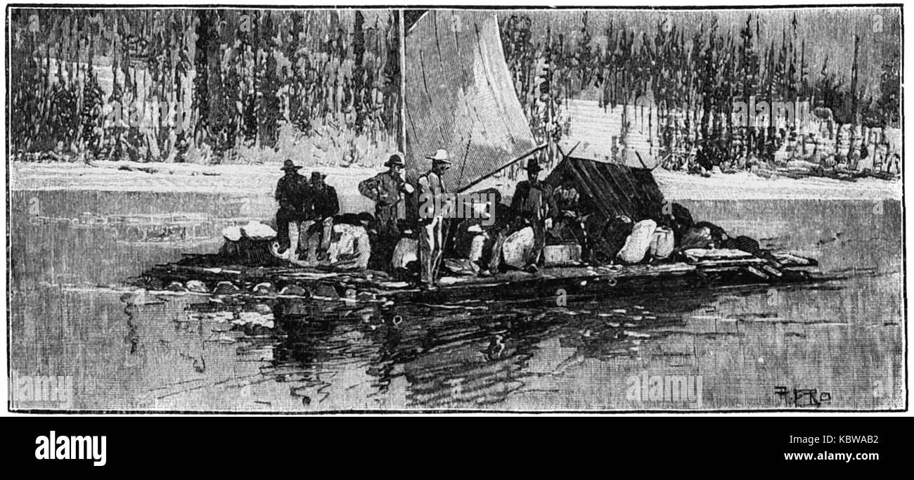 Eine Illustration oder ein Bild aus der deutschen Zeitschrift „die Gartenlaube“ von 1897, die Kultur, Kunst und Gesellschaft jener Zeit widerspiegelt. Stockfoto