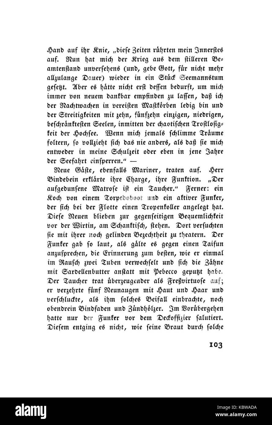 Die Woge (Ringelnatz) 103 Stockfoto