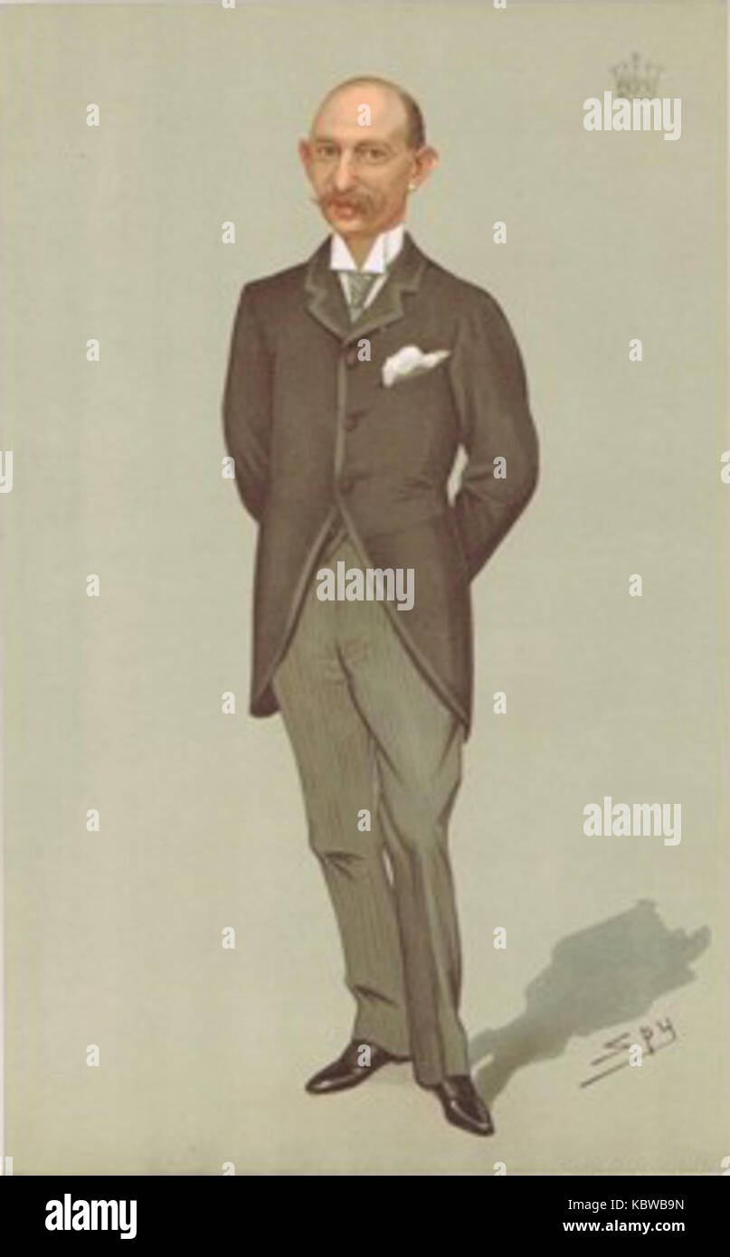 Earl of Yarborough Vanity Fair 2. Januar 1896 Stockfoto