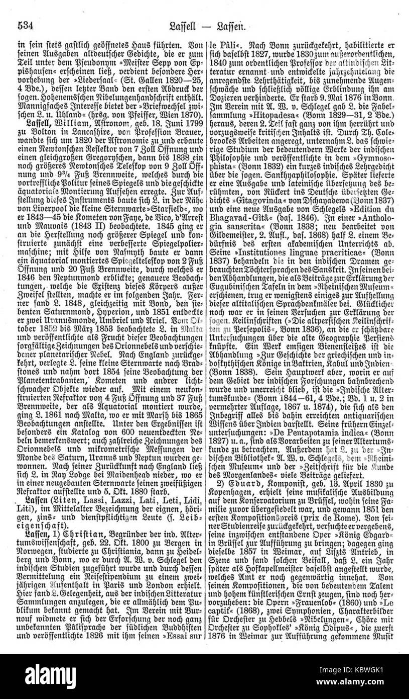 Meyers b 10 s 0534 Stockfoto