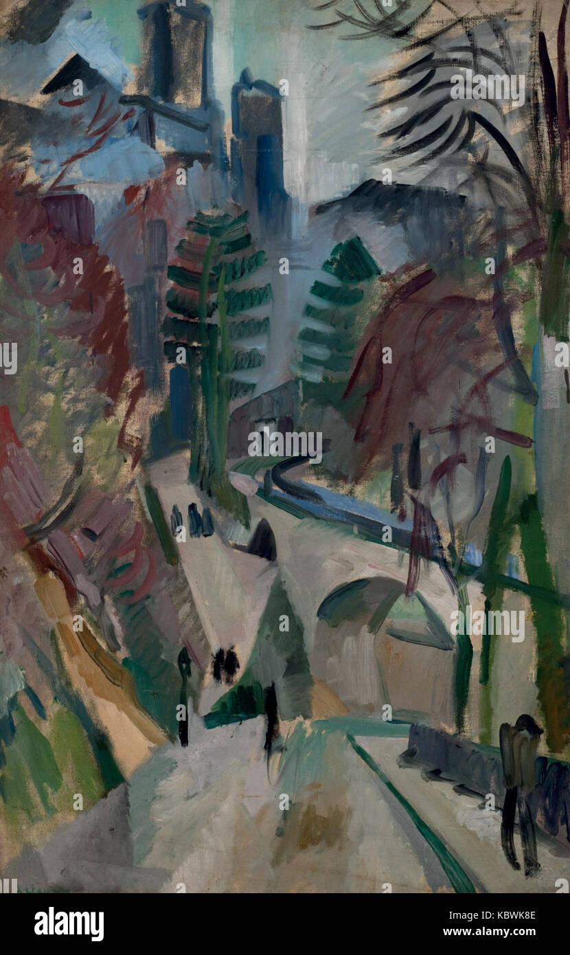 Robert Delaunay Paysage de Laon 1912 Stockfoto