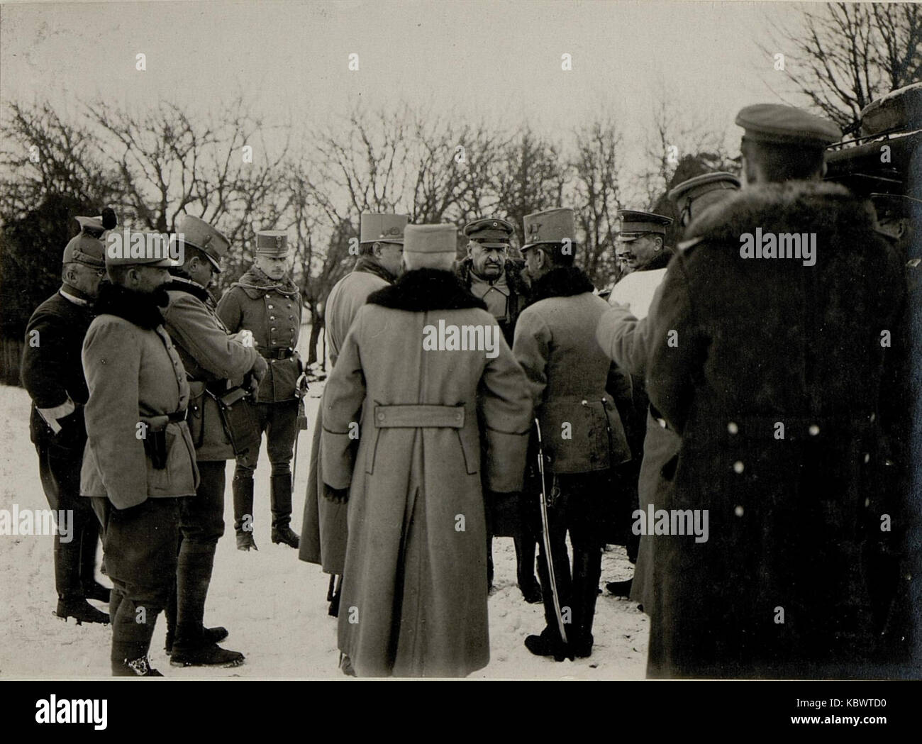 206 des Armeekommandanten General von Linsingen bei der 10. Division am 17.2. 1916 (BildID) 15541757 Stockfoto