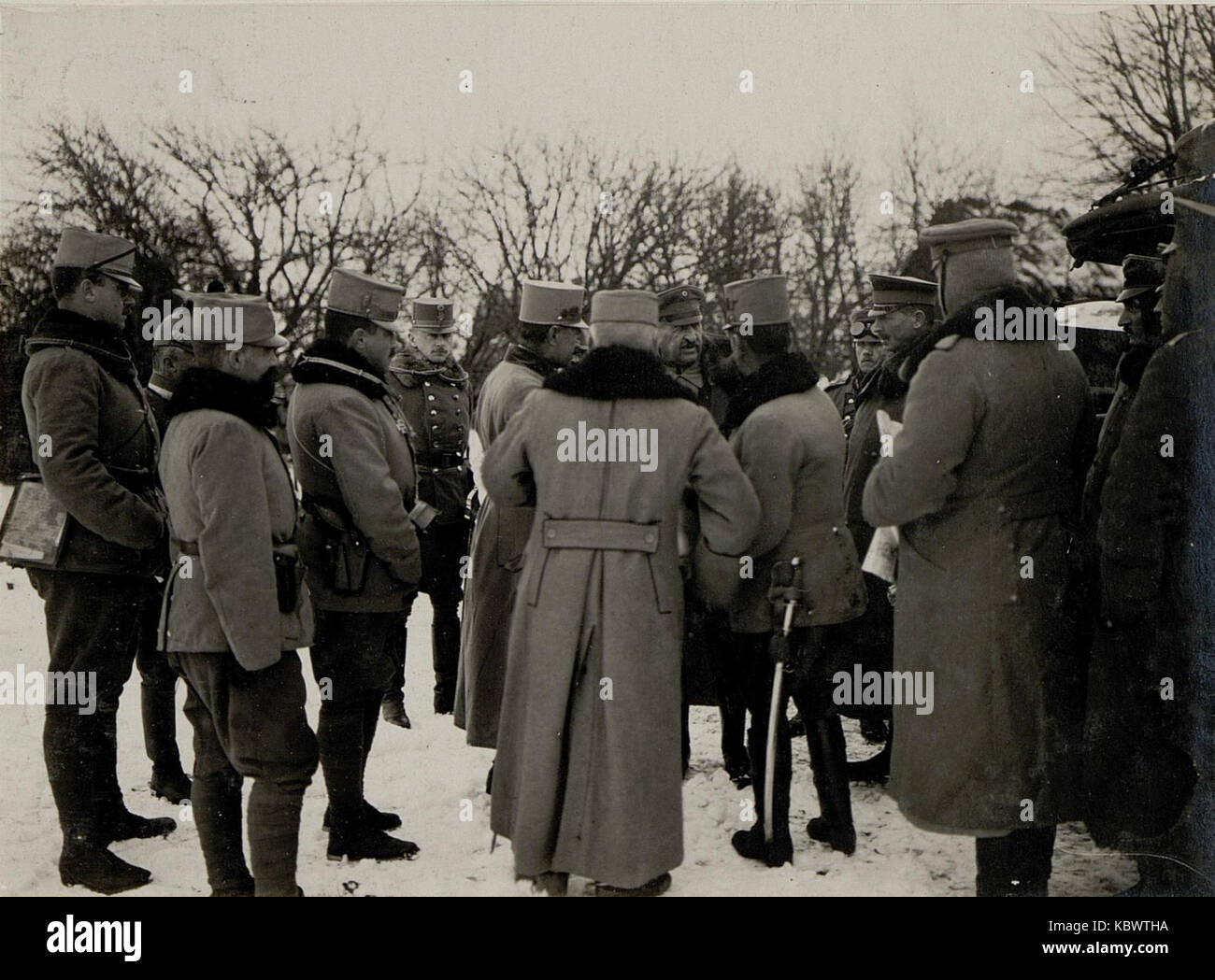 206 des Armeekommandanten General von Linsingen bei der 10. Division am 17.2. 1916 (BildID) 15541764 Stockfoto