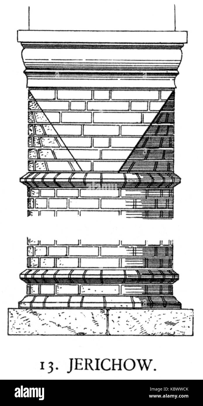 Dehio ich 311 Hauptstadt Jerichow Stockfoto