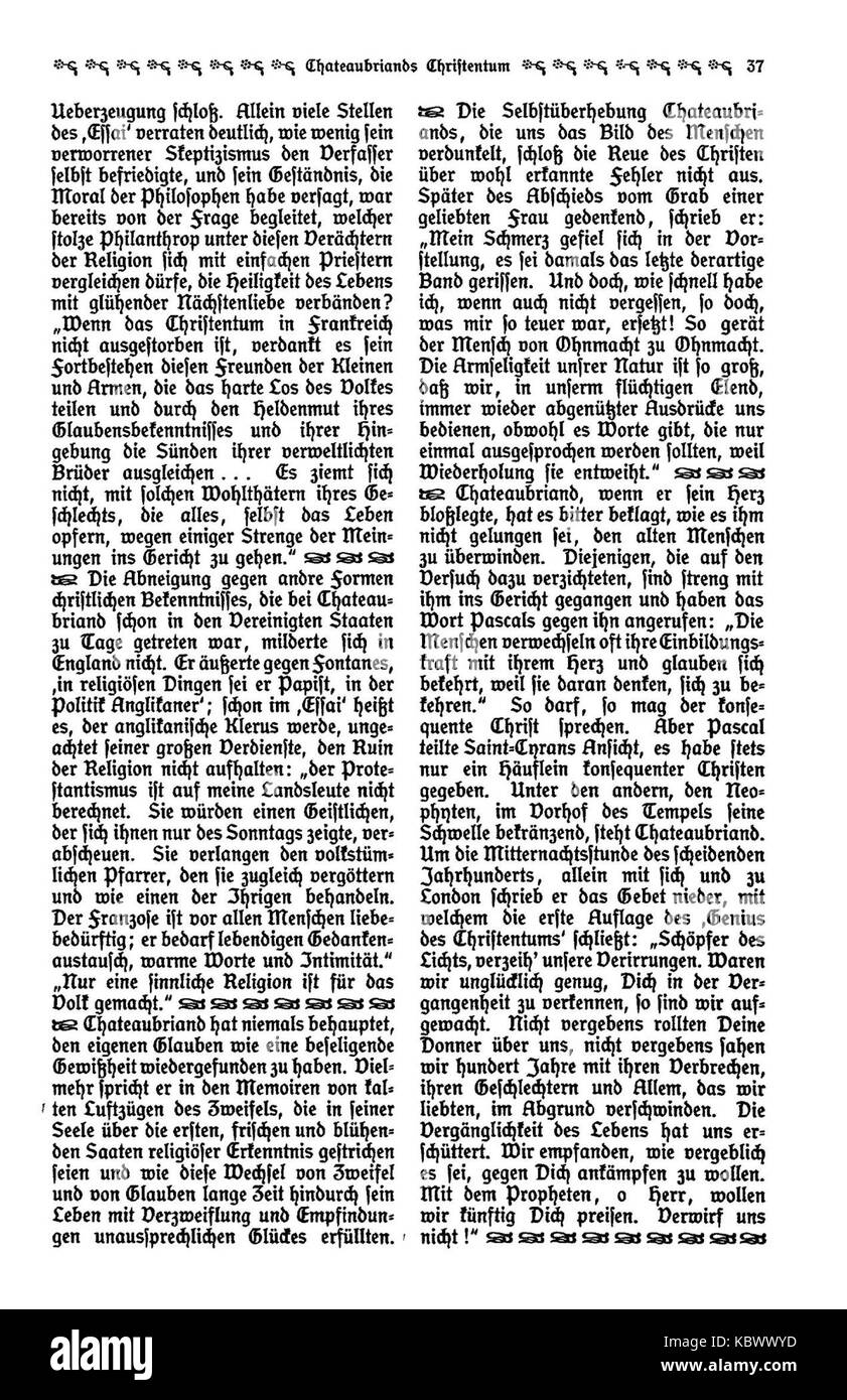 De Chateaubriand (Blennerhasset) 043 Stockfoto