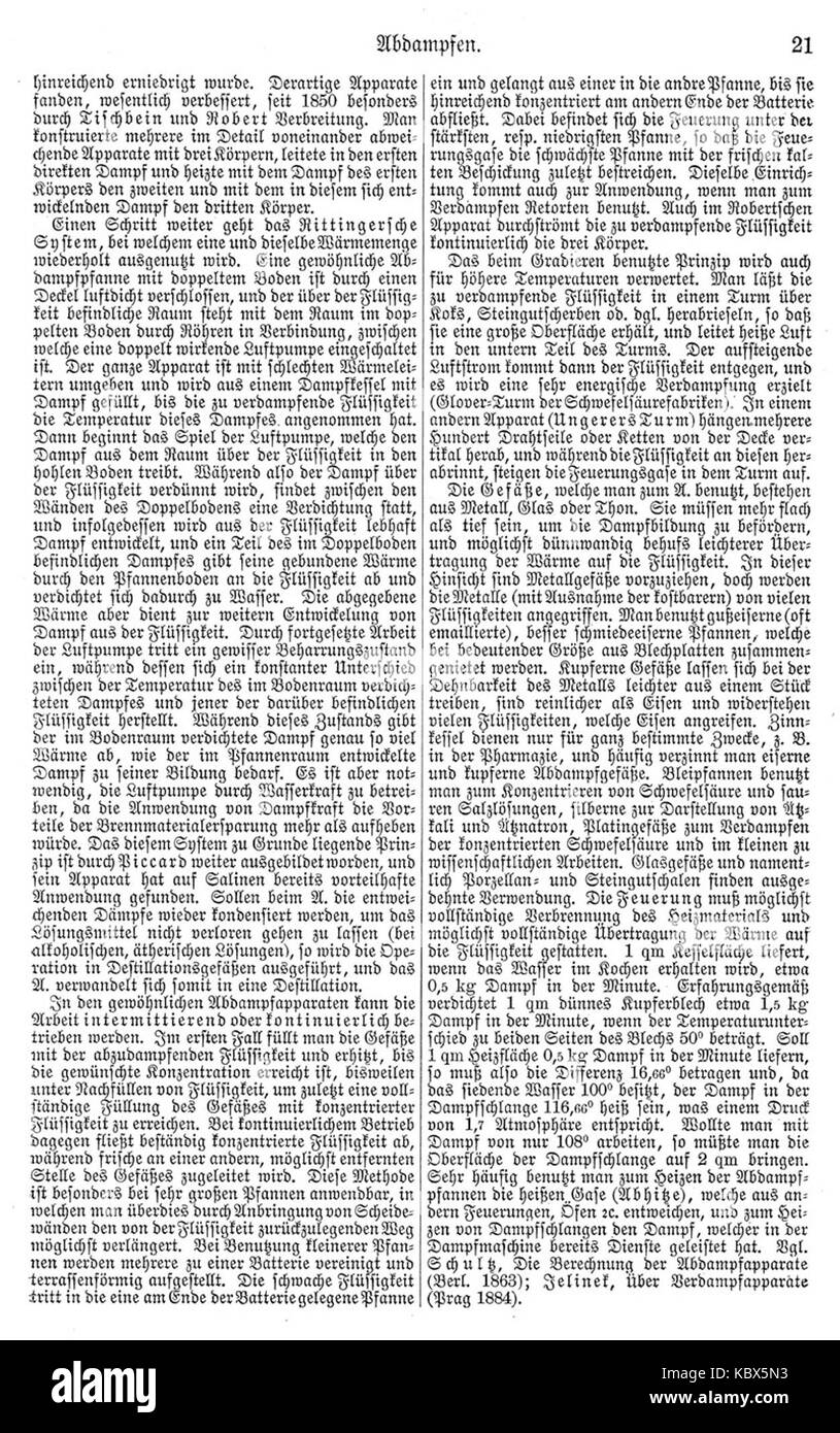 Meyers b1 s 0021 Stockfoto