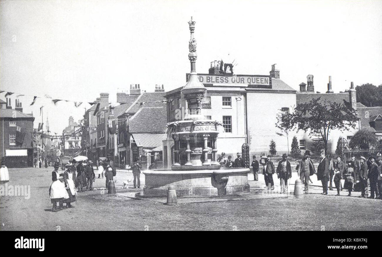 St. Mary's Butts, Lesen, 1887 Stockfoto