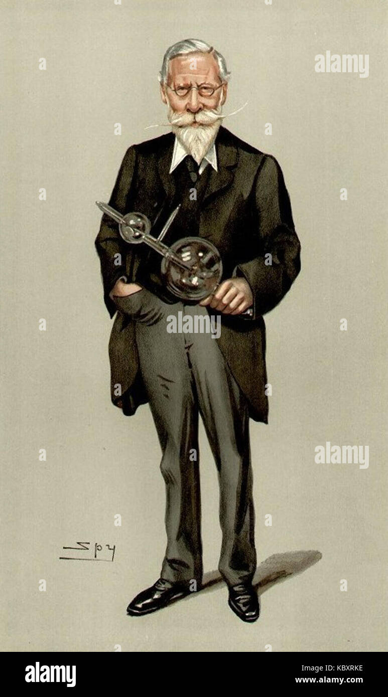 Sir William Crookes 1902 Stockfoto
