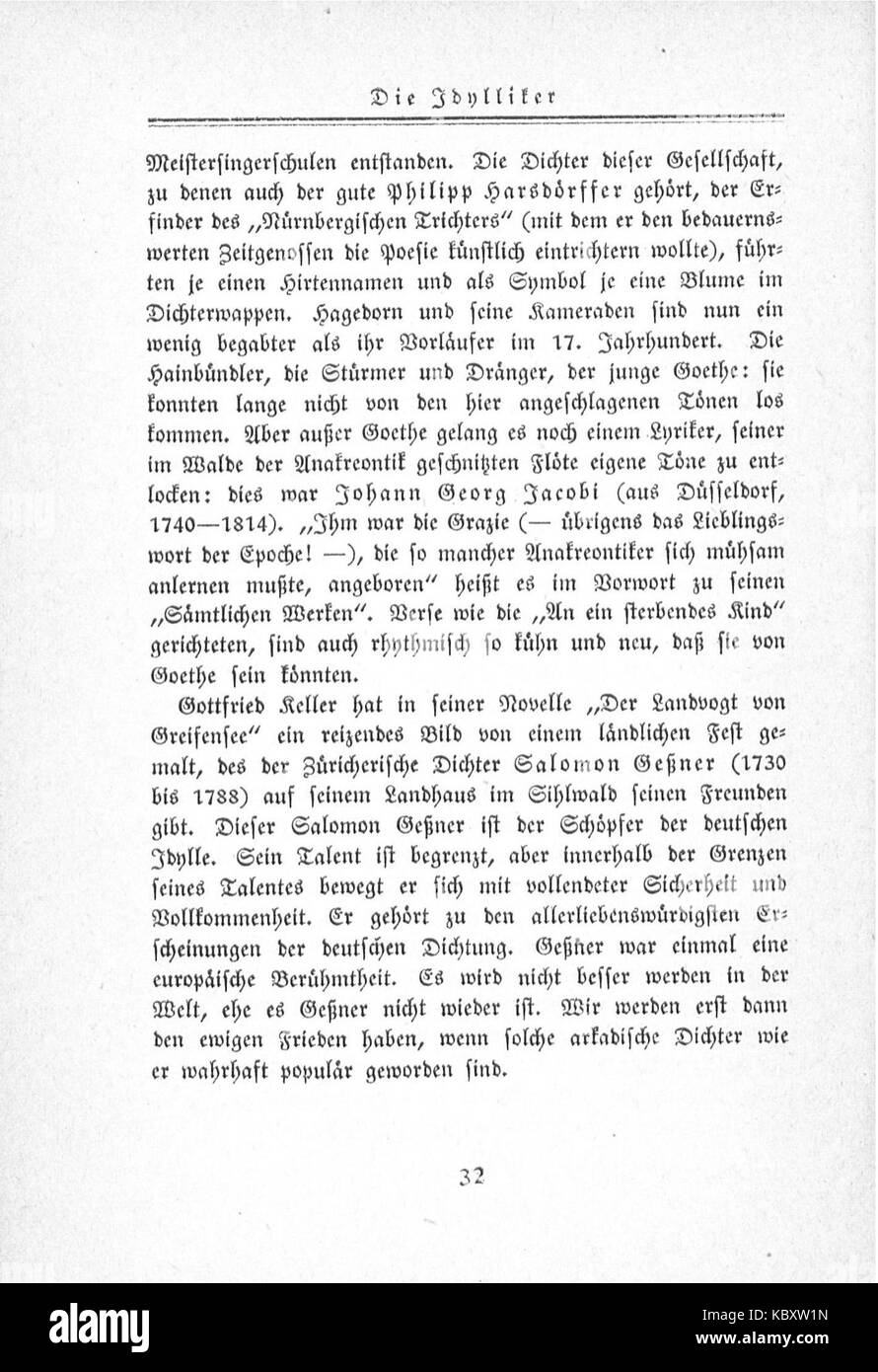 Klabund Deutsche / in einer Stunde 032 Stockfoto