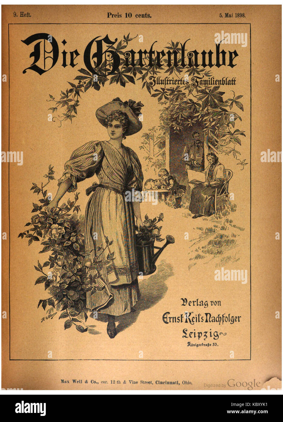 Gartenlaube (1898) 0260 Sterben c Stockfoto