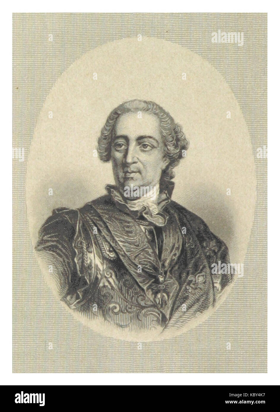 GIESINGER (Bd2) p638 Ludwig XV Stockfoto