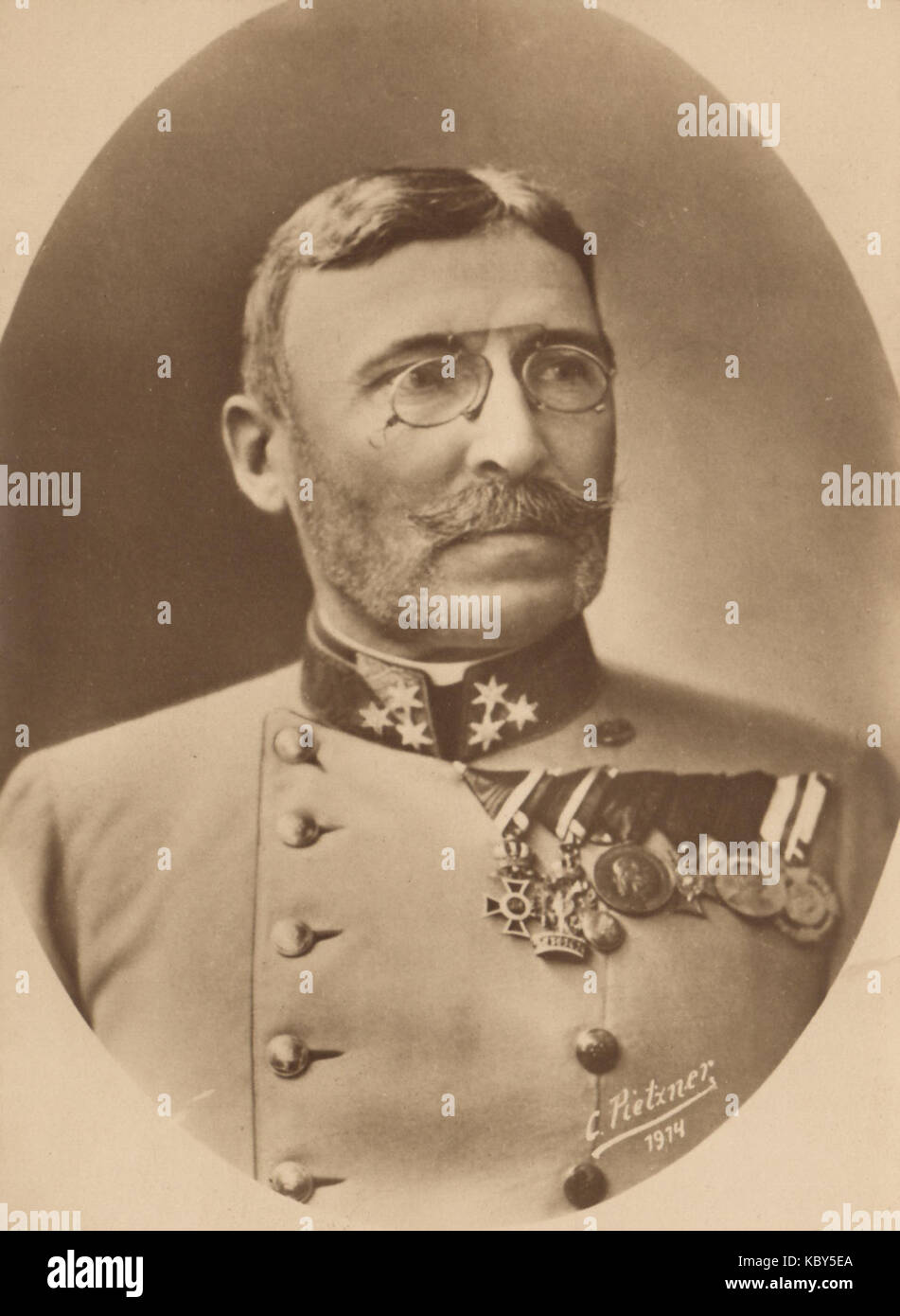 Allgemeine Moritz von auffenberg Stockfoto