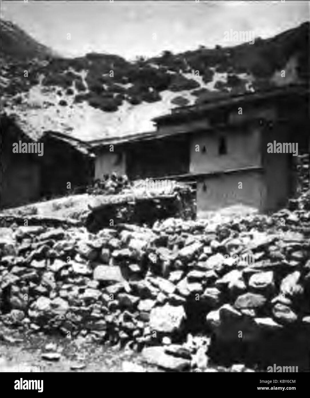 Dorf von NiTi-Feilen Stockfoto