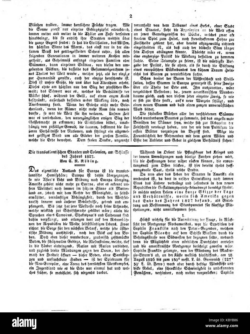 Das Ausland (1828) 009 Stockfoto