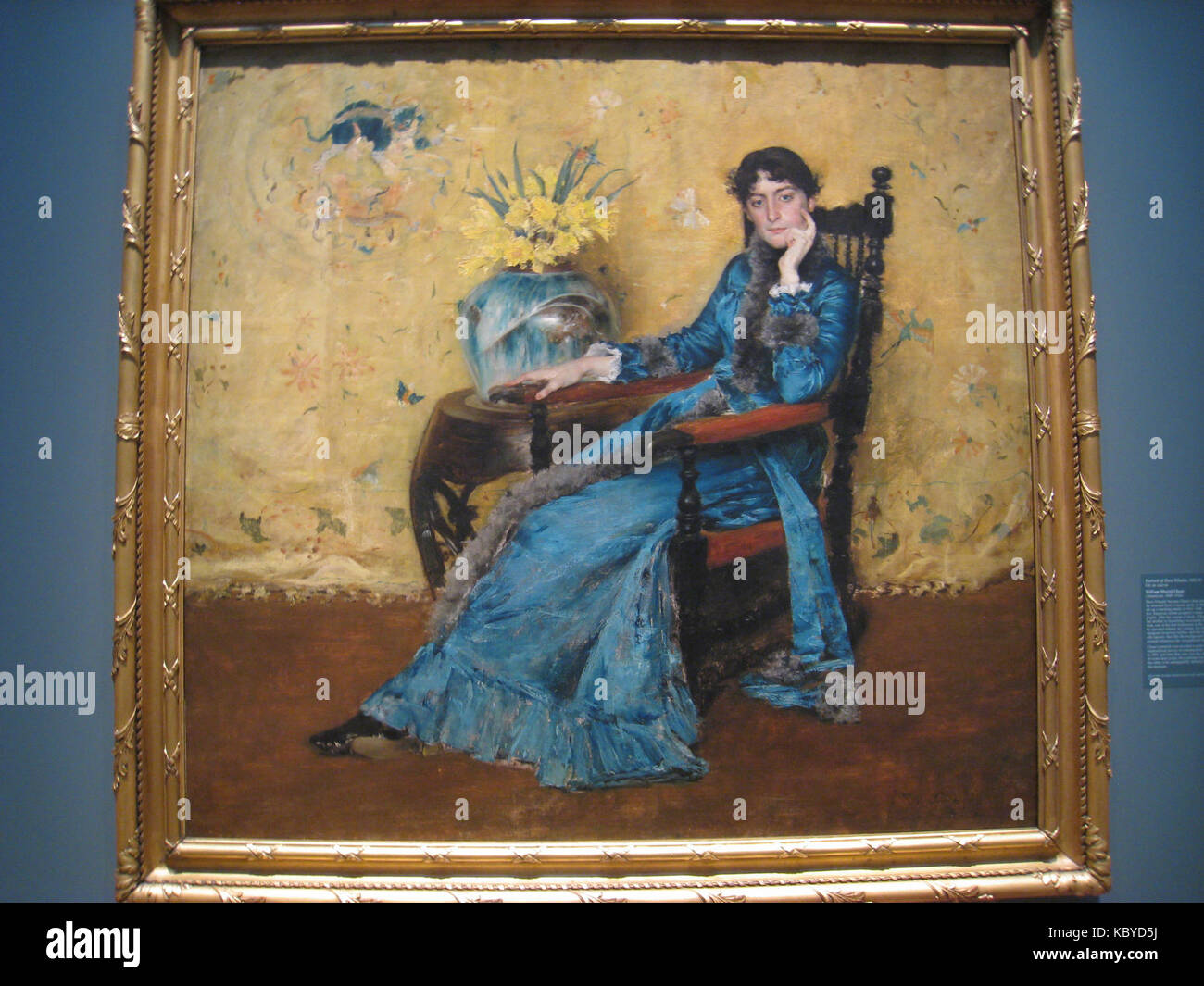 Porträt von Dora Wheeler von William Merritt Chase Stockfoto