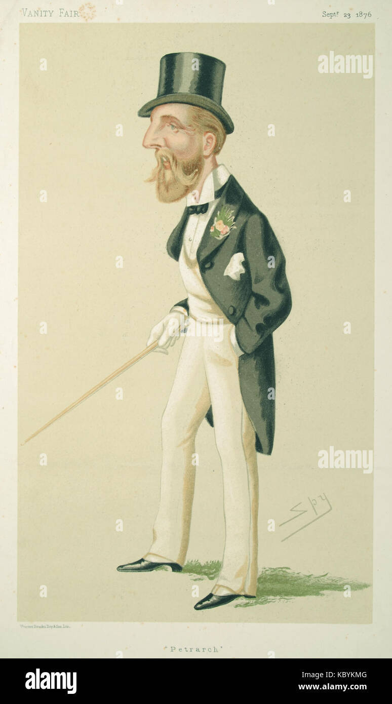 George Hay Drummond, Viscount Dupplin, Vanity Fair, 1876-09-23 Stockfoto