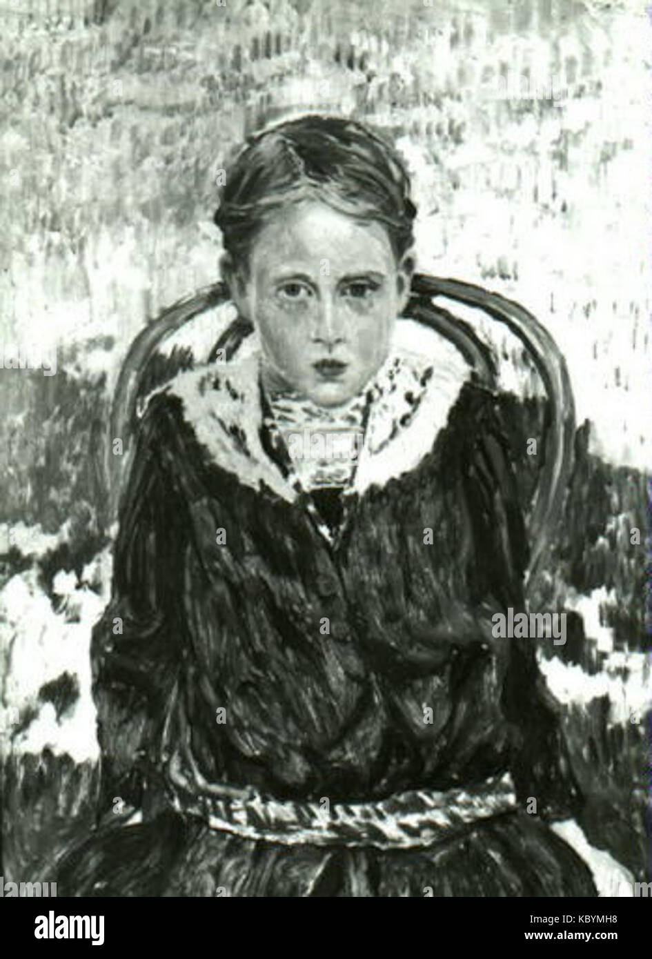 Antonin Hudecek Podobizna devcatka 14.1.1872 11.8.1941 Stockfoto