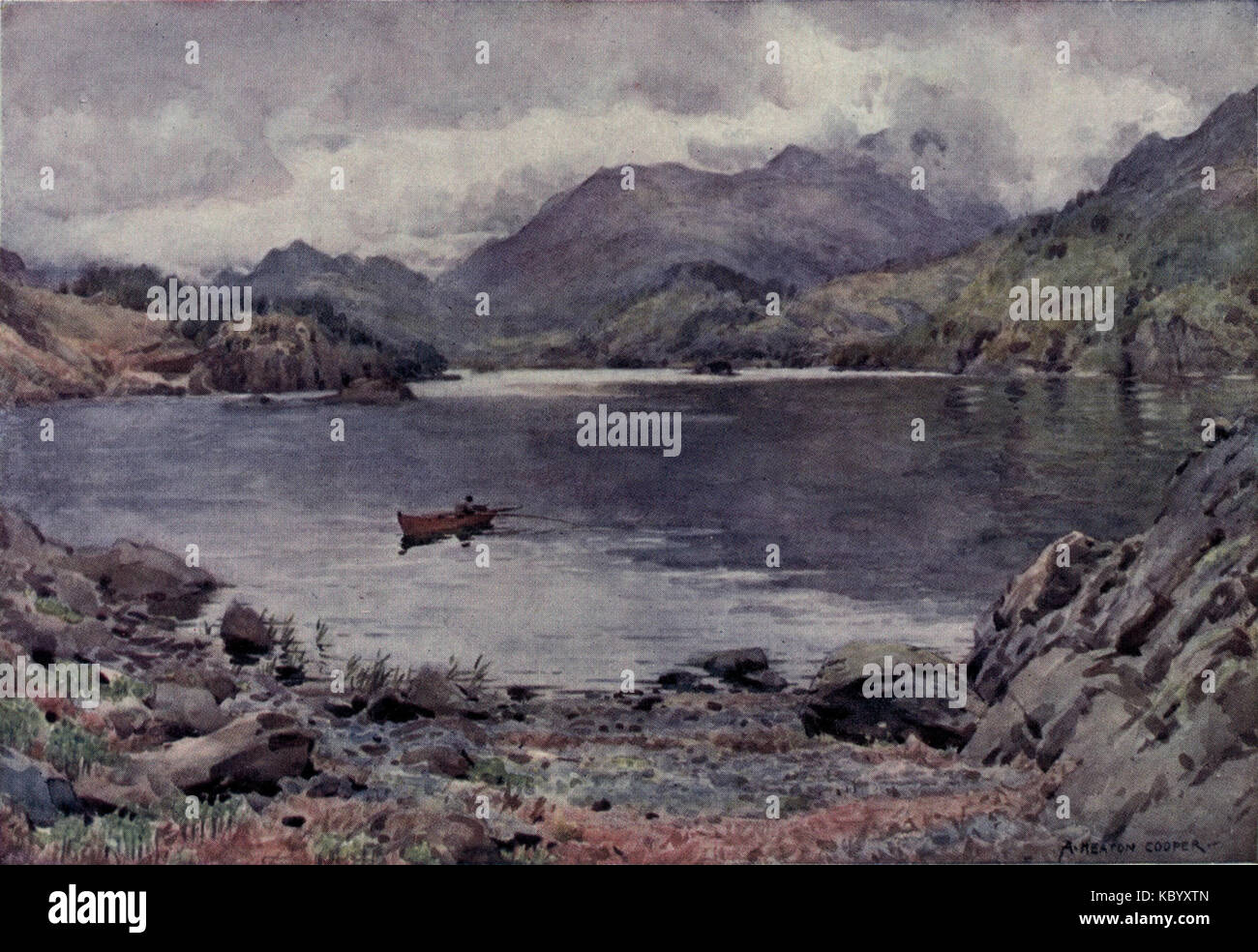 Ullswater, Silver Bay der englischen Seen A. Heaton Cooper Stockfoto