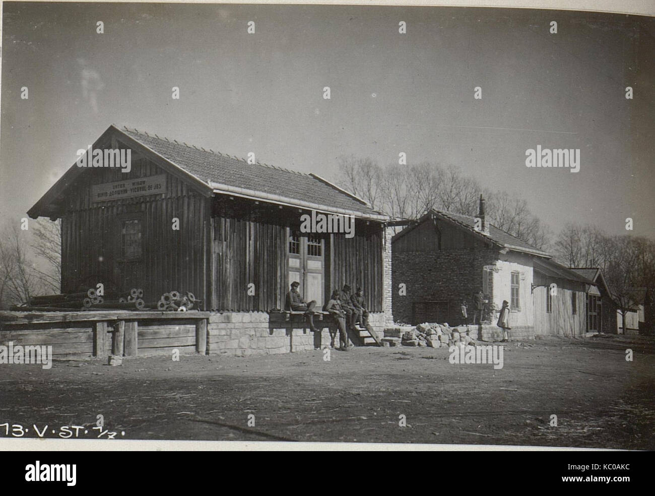 Bahnhof in Unterwikow 3.3.18. (BildID) 15666245 Stockfoto