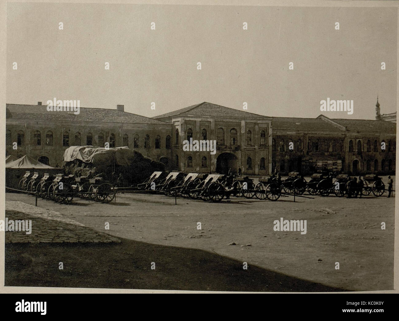 Pool und der Batterie in der BildID Taximkaserne, 8.11.1916 (15544664) Stockfoto