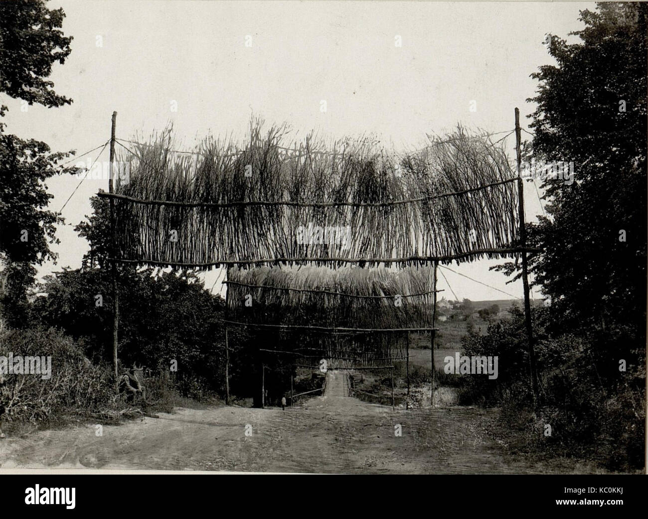 Maskierte russ. Straße bei Wisinomzcsyk. (BildID) 15532836 Stockfoto