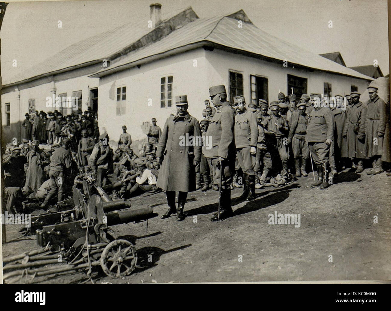 Eingebrachte russische Gefangene in Podhajce (BildID) 15524698 Stockfoto